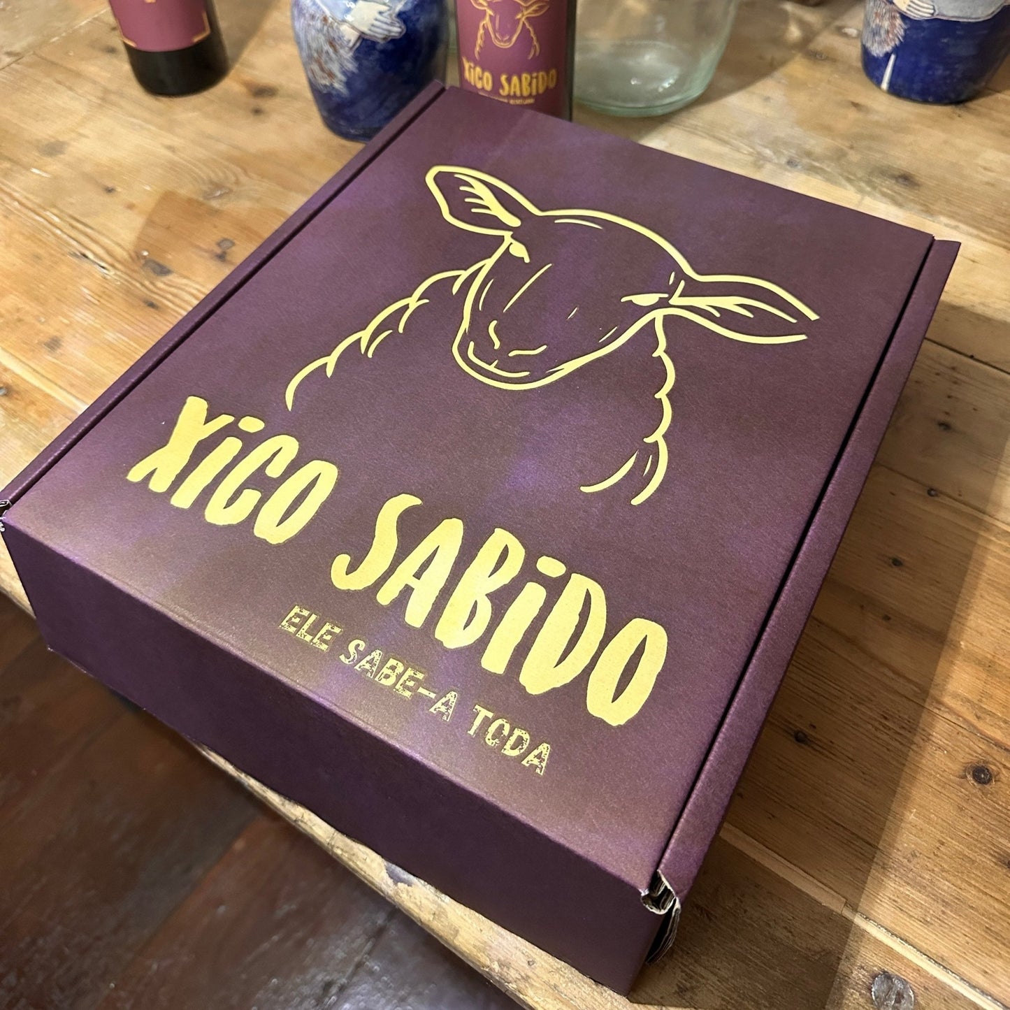 Caixa Sabido Premium - 3 Tintos + 3 quejos especiais - Xico Sabido