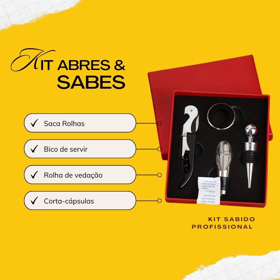Kit Abre & Sabes – Abres, Vertes e Brilhas - Xico Sabido
