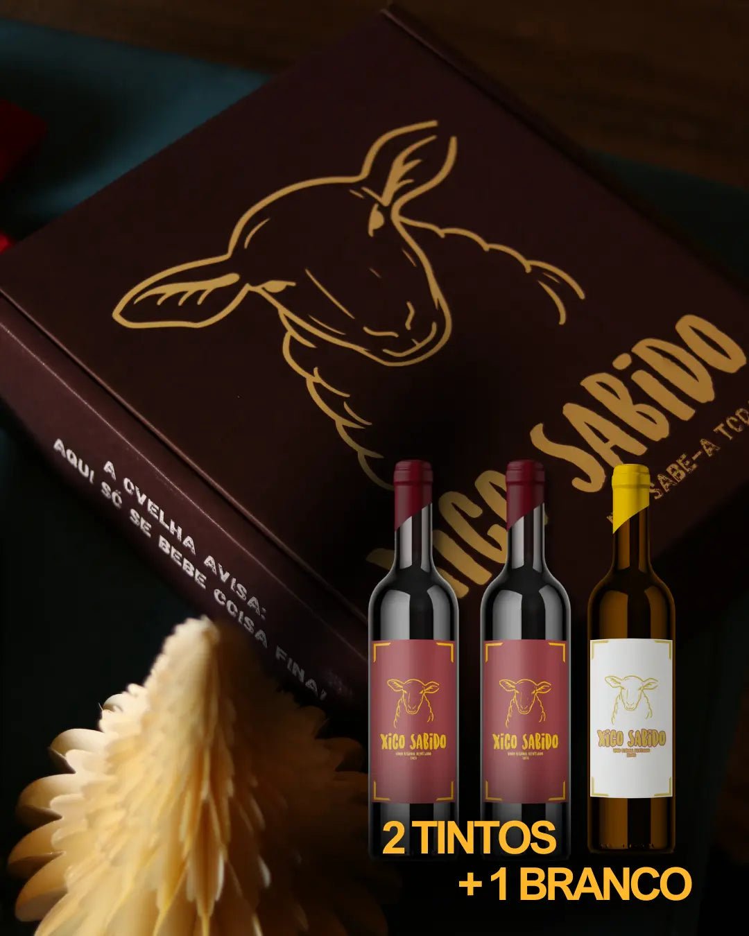 Pack para ajudar o Rui: 3 garrafas de vinho - Xico Sabido