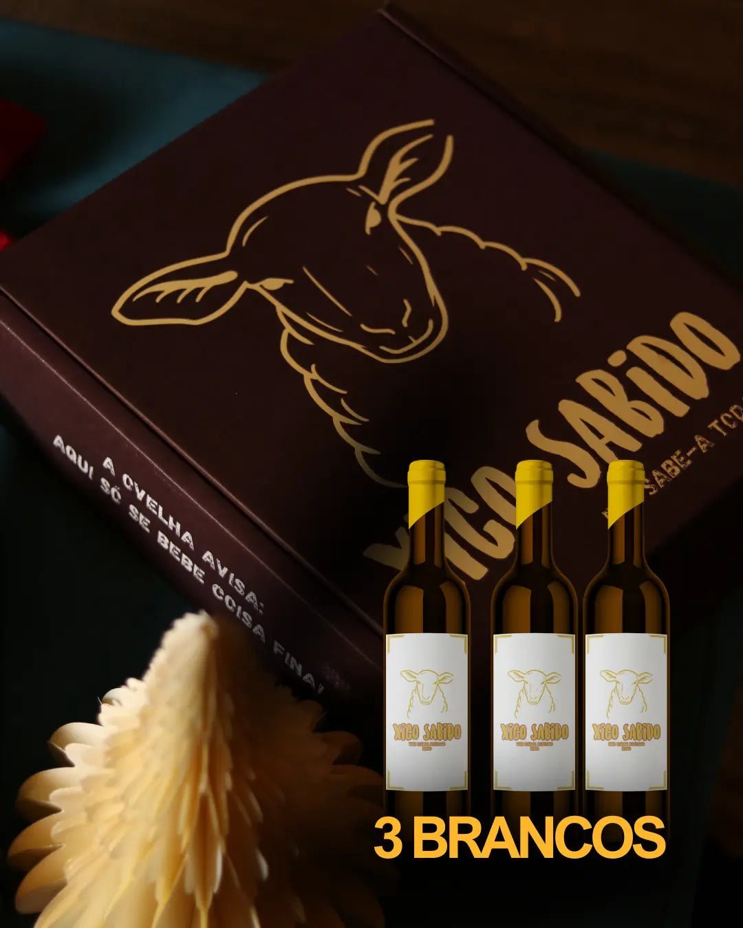 Pack para ajudar o Rui: 3 garrafas de vinho - Xico Sabido