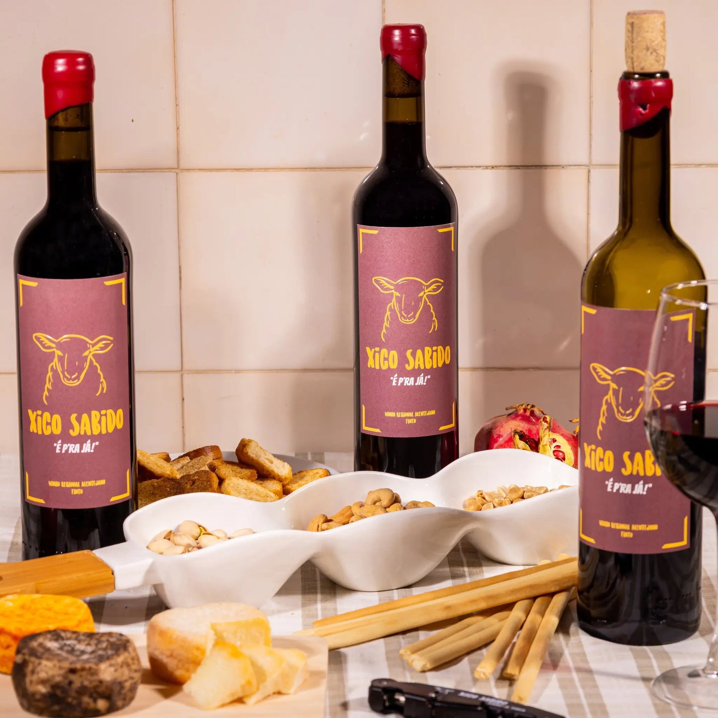 Xico Sabido Tinto "É P'RA JÁ" Pack 3 unidades - Xico Sabido